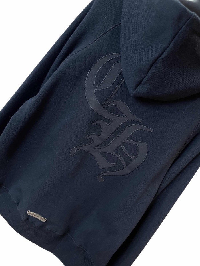 1:1 quality version French Terry Cross Patch 3D Embroidered Hoodie 2 colors 28938242