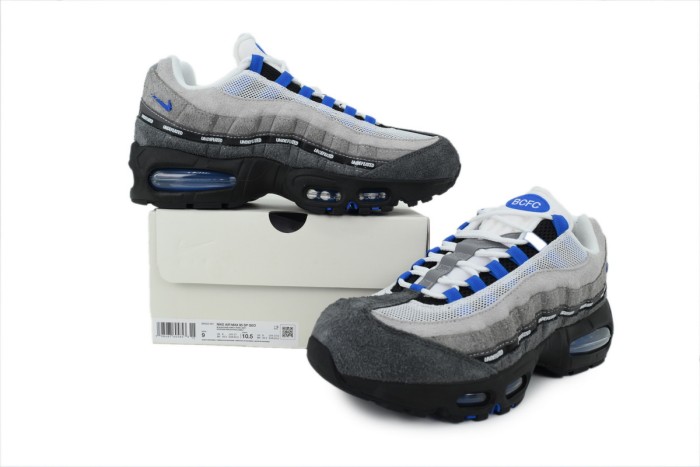 [plus-size shoes] 1:1 quality version  Air Max 95 Concord Grey Black Blue Running Shoes 2 colors 28969428