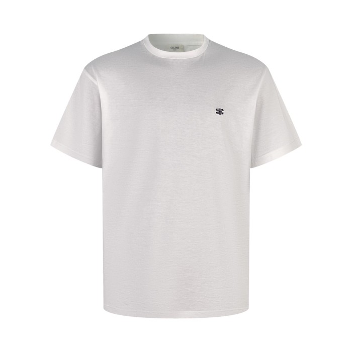 1:1 quality version Chest Embroidered Logo Tee 3 colors 28756475
