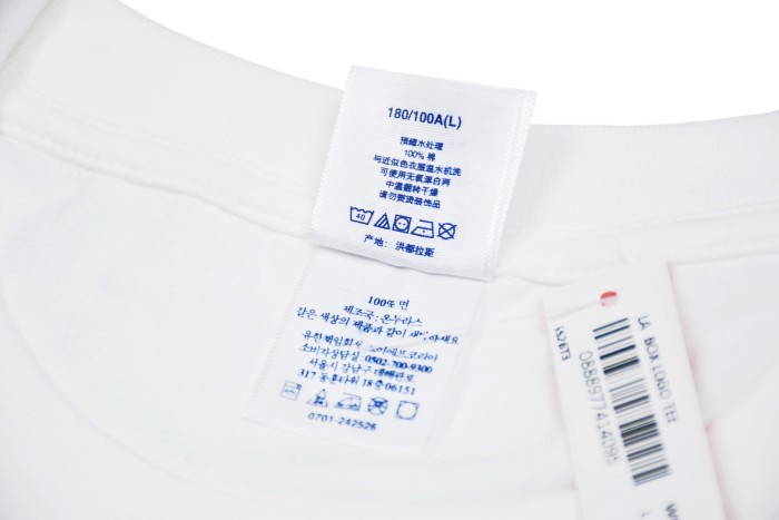 LA Relief Gradient Box Logo White T-Shirt Tee 29047945