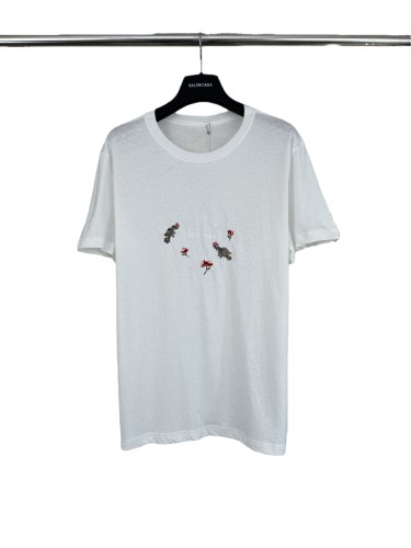 1:1 quality version Letter Heart Embroidered Tee 28797055
