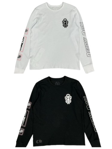 1:1 quality version Deadly Doll Co-branded Vine Graffiti Girl Print Waffle Knit Long Sleeve T-Shirt 2 colors 29093488