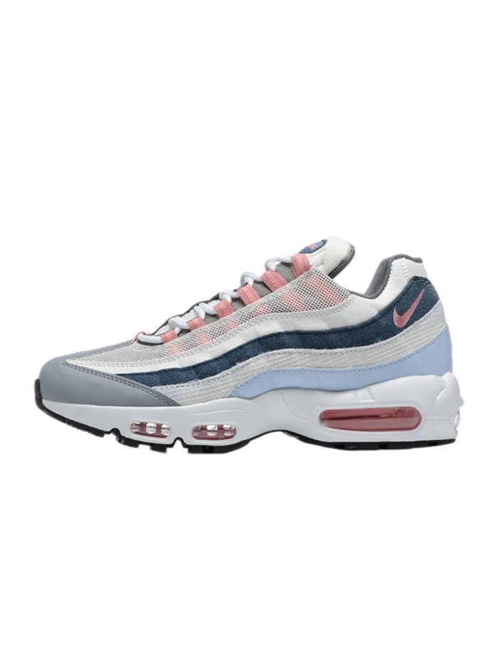 [plus-size shoes]Air Max 95 Grey Pink Blue Gradient  Air Cushion Casual Sneakers 29066632
