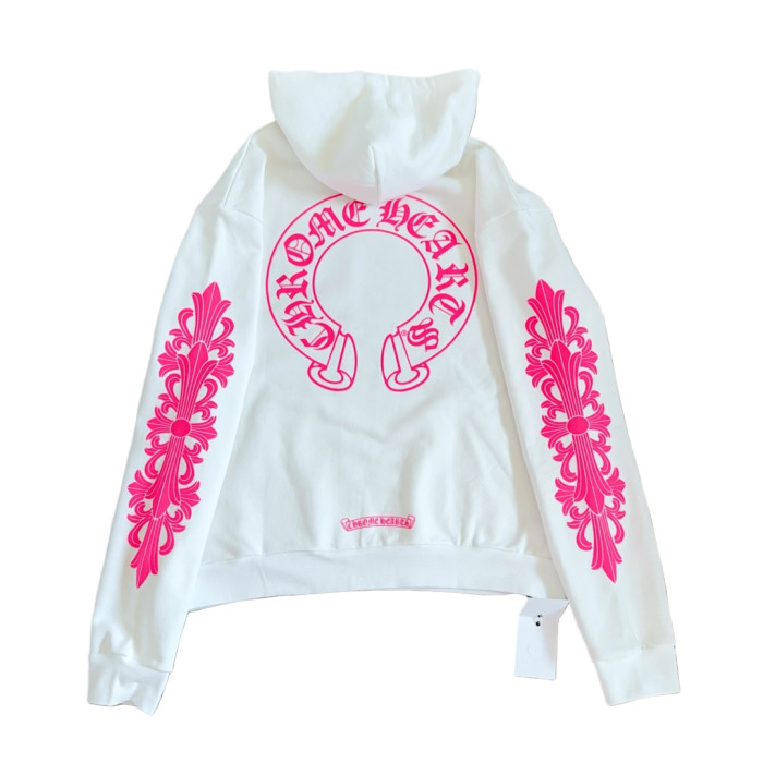 1:1 quality version Back Pink Horseshoe Hoodie 2 colors 28694104