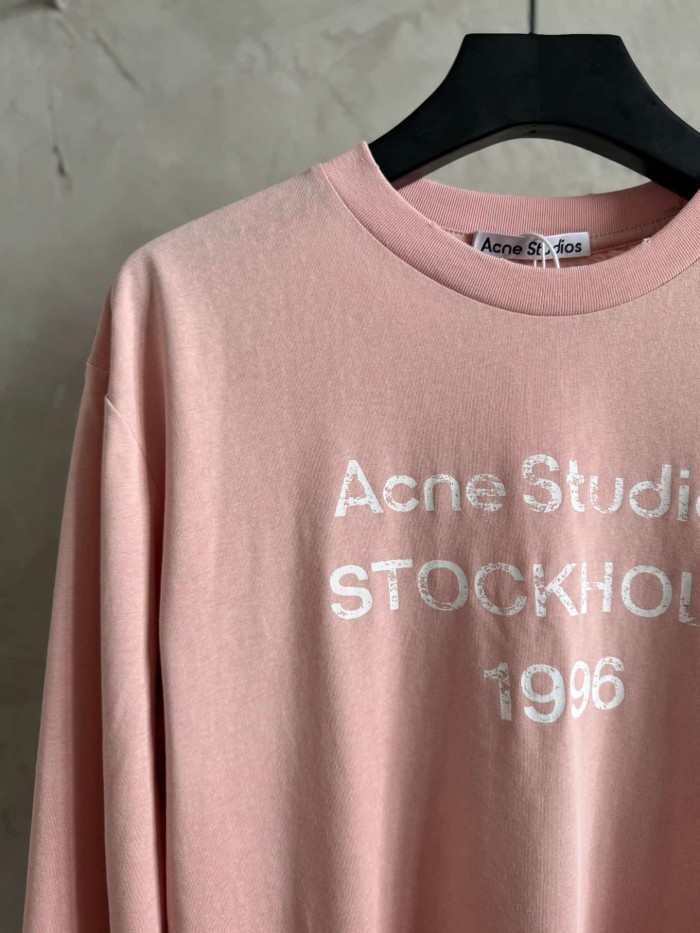 1:1 quality version Stockholm 1996 Print Washed Long Sleeve T-shirt 5 colors 29069248