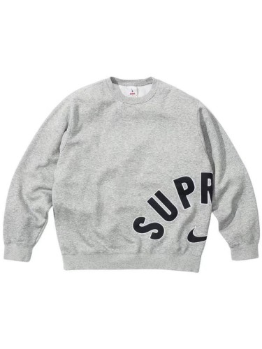 Simple Outline Logo Print Crew Neck Sweatshirt 2 colors 28703208