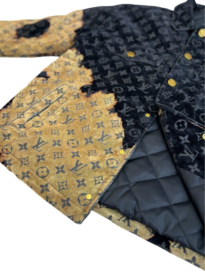 1:1 quality version Flame Cloud Campfire Velvet Denim Cotton Jacket 28687459