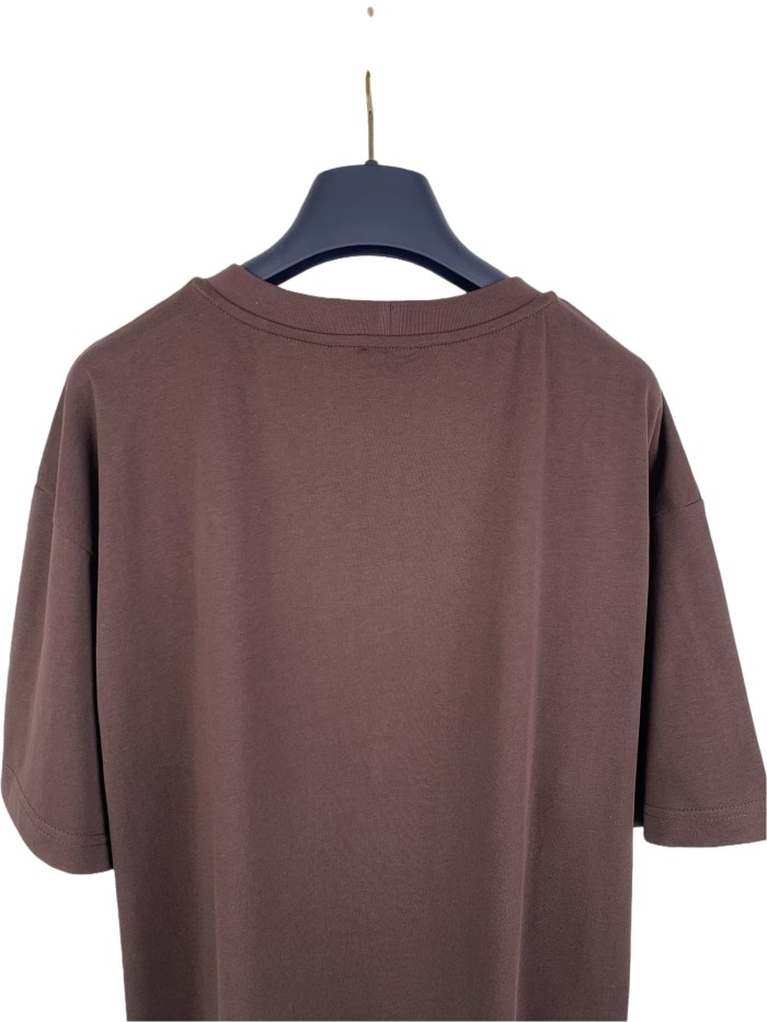 1:1 quality version Embroidered Logo Tee 3 colors 28750250