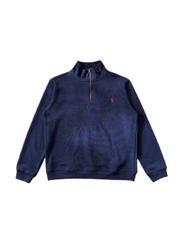 Polo Embroidery Half Zipper Stand Collar Sweatshirt 6 colors 28593302