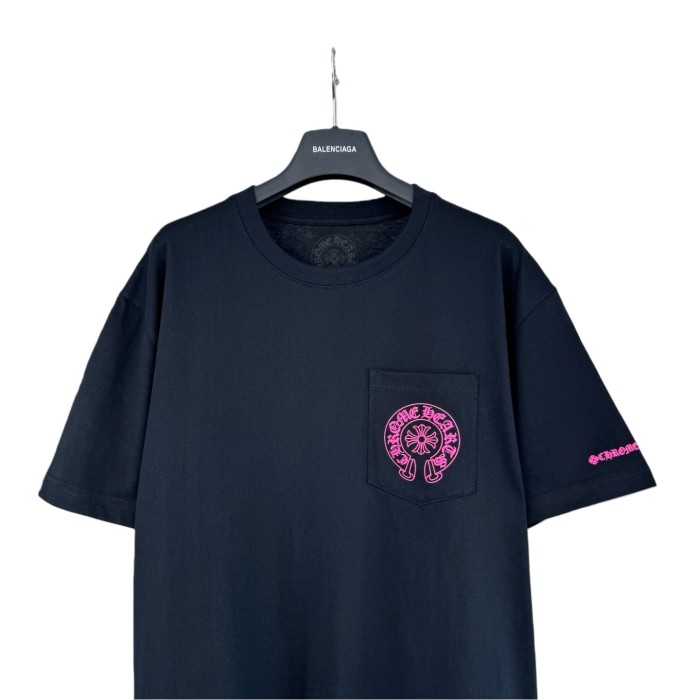1:1 quality version Pink Ink Horseshoe Print Tee 2 colors 28816182