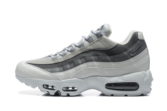 [plus-size shoes]Air Max 95 Grey Gradient  Air Cushion Running Shoes 29045249