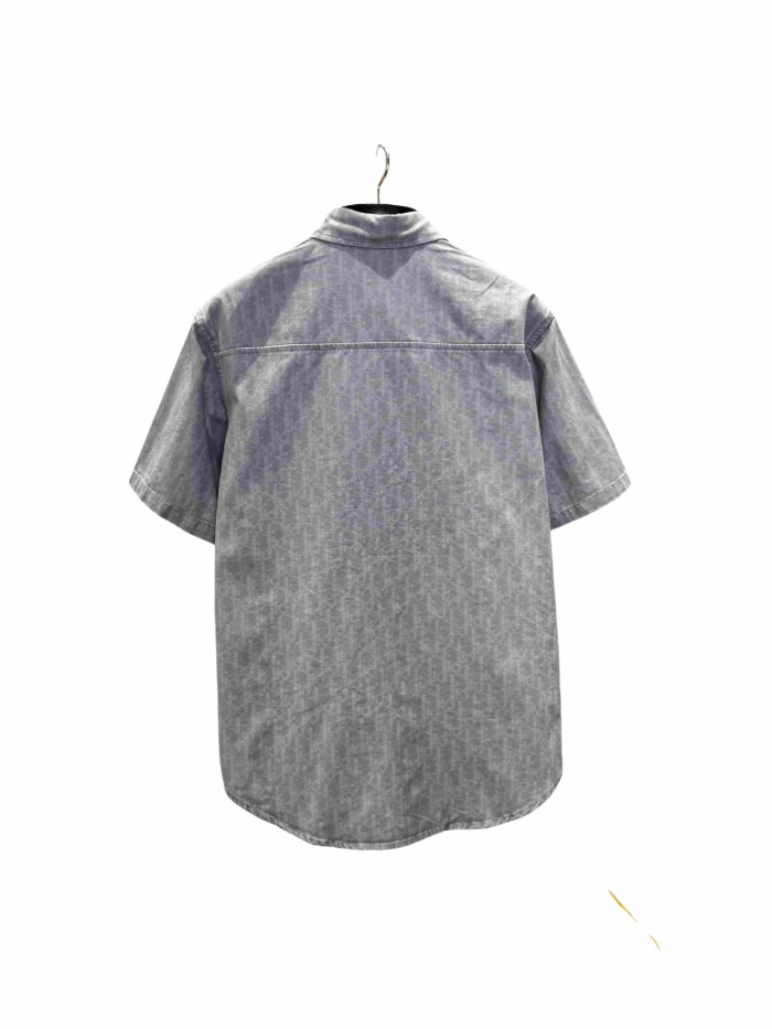 1:1 quality version All-Over Print Cotton Lapel shirt & shorts set 28961254