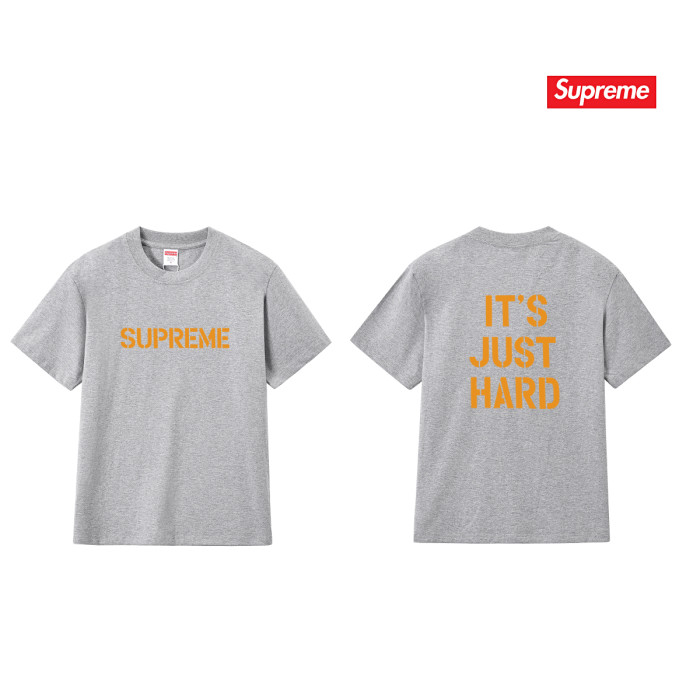 Vintage Washed Letter Print Crew Neck  T-Shirt Tee 5 colors 29047941