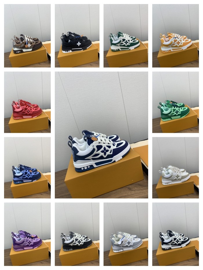 1:1 quality version 27921779 Colorblock Breathable Sneakers 13 colors