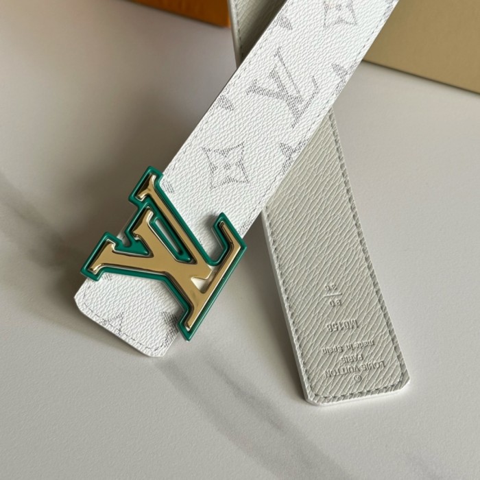 1:1 quality version 28197155 Two-Tone Monogrammed Buckle Belt 14 colors