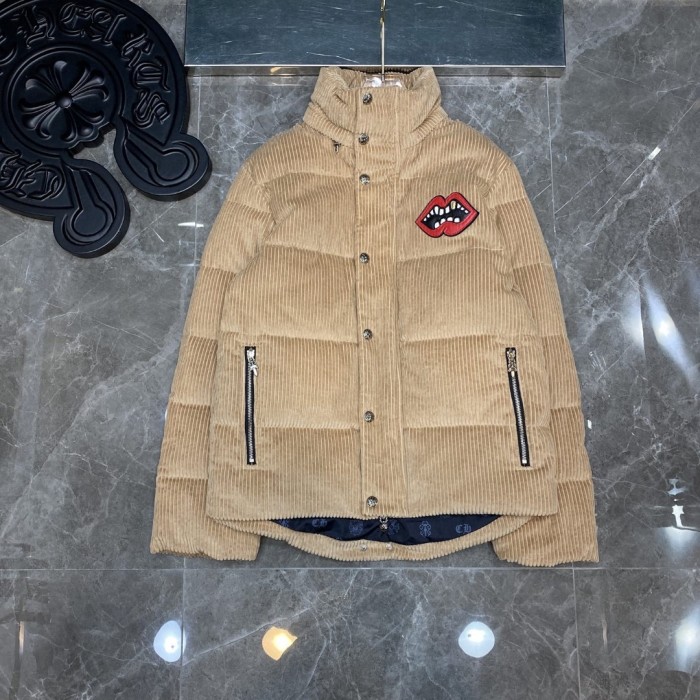 [Buy More Save More]1:1 quality version Red lip corduroy down jacket