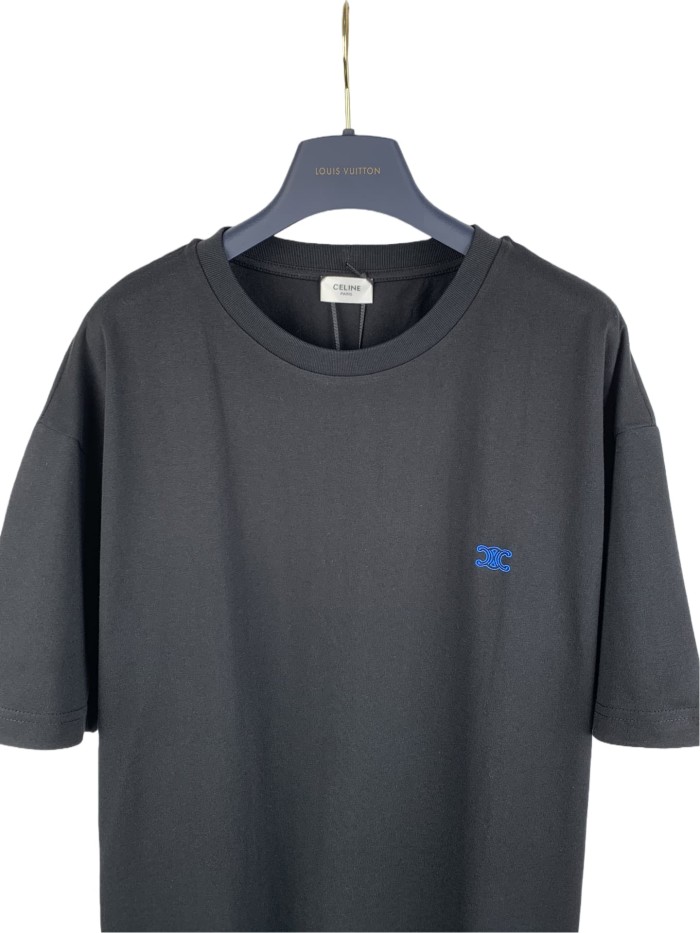 1:1 quality version Embroidered Logo Tee 3 colors 28750250
