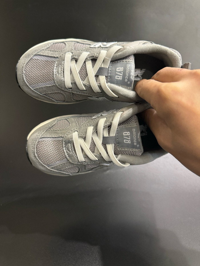 878 Elastic Lace Retro Dad Sneakers for Kids 6 colors 29011048