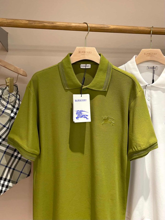 1:1 quality version Check Placket Embroidered Polo Tee 8 colors 29069300