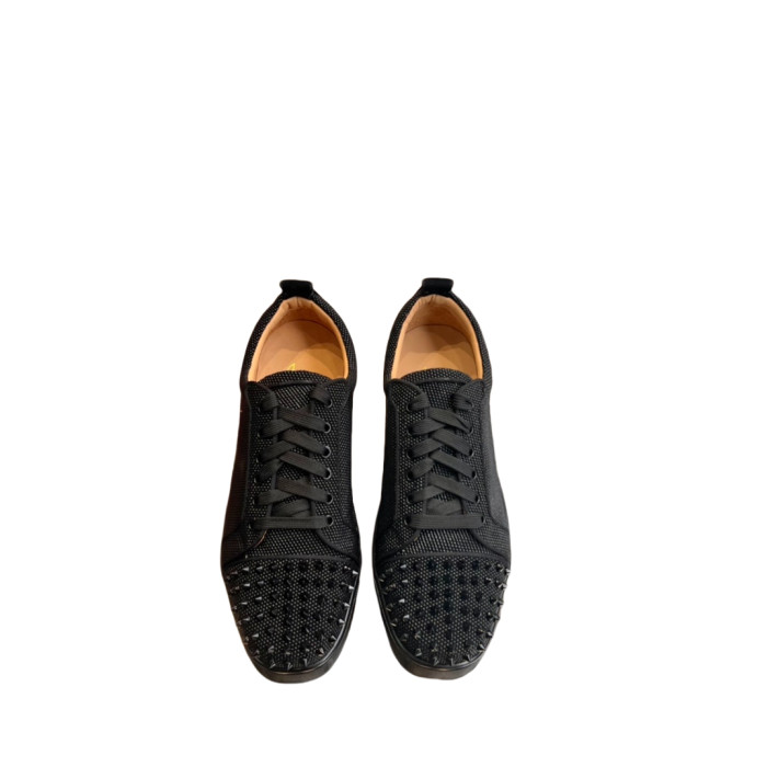 1:1 quality version 27872333 front studded drop back embroidered low top shoes