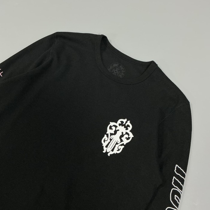 1:1 quality version Deadly Doll Co-branded Vine Graffiti Girl Print Waffle Knit Long Sleeve T-Shirt 2 colors 29093488