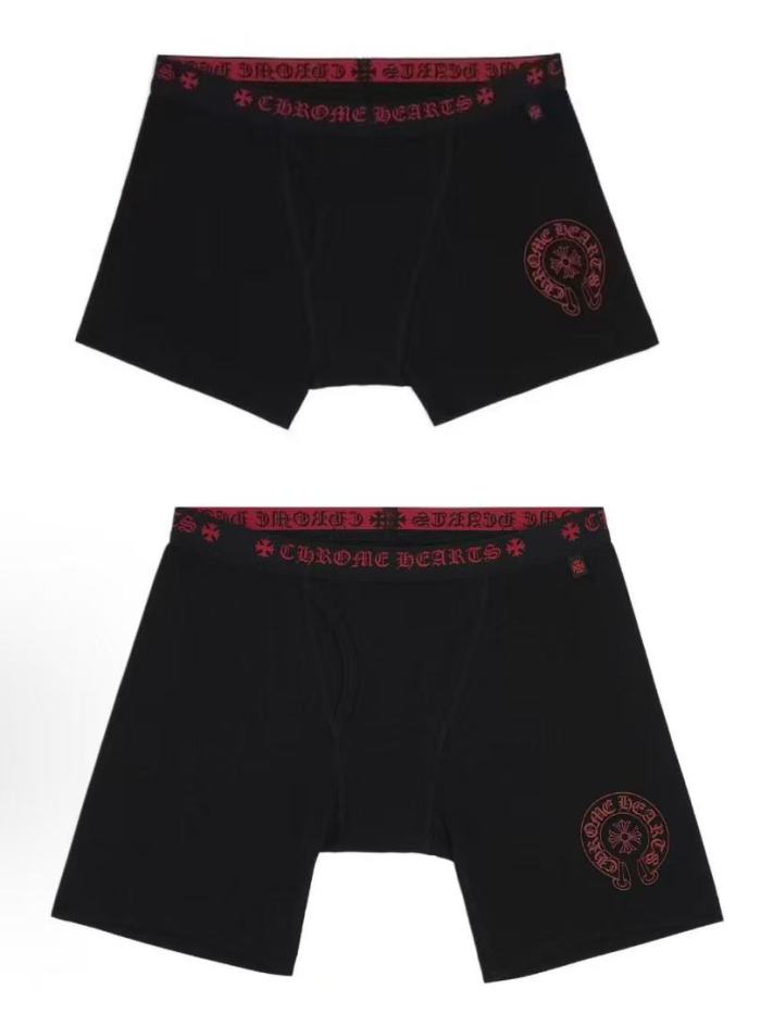 1:1 quality version Quality version Hearts style cross & letter stretch couple boxer briefs 28933134