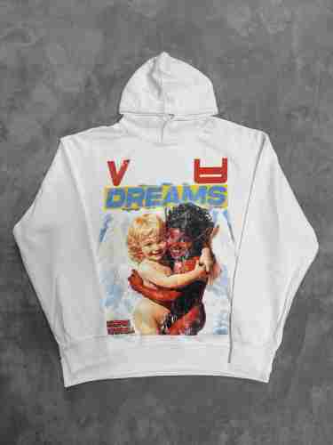 Vale Forever Angel and demon embrace Printed Hoodie