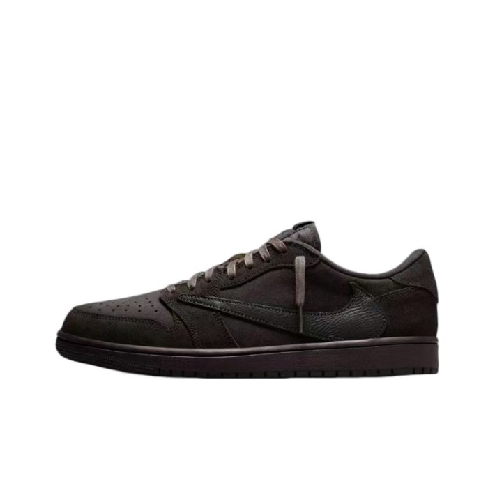 [plus-size shoes]1:1 quality version Travis Scott x Air @j1 Retro Low OG SP Velvet Brown Sneakers 29080359