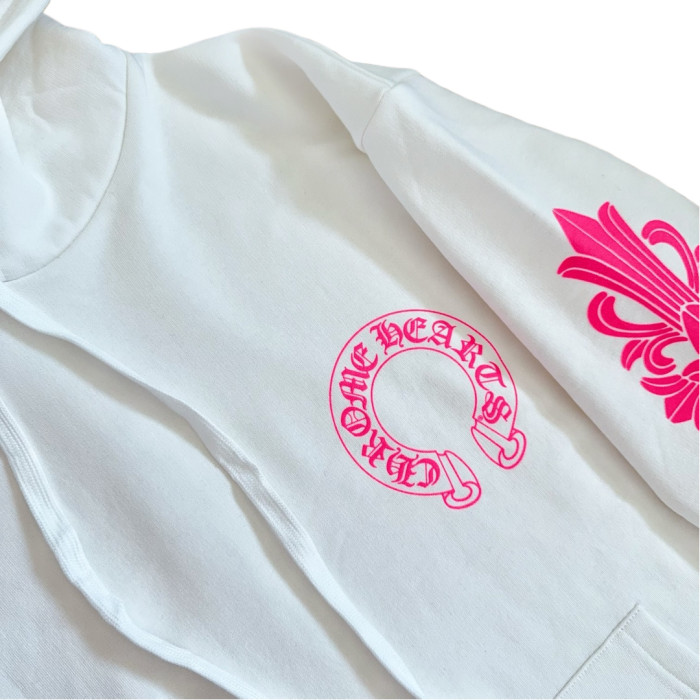 1:1 quality version Back Pink Horseshoe Hoodie 2 colors 28694104