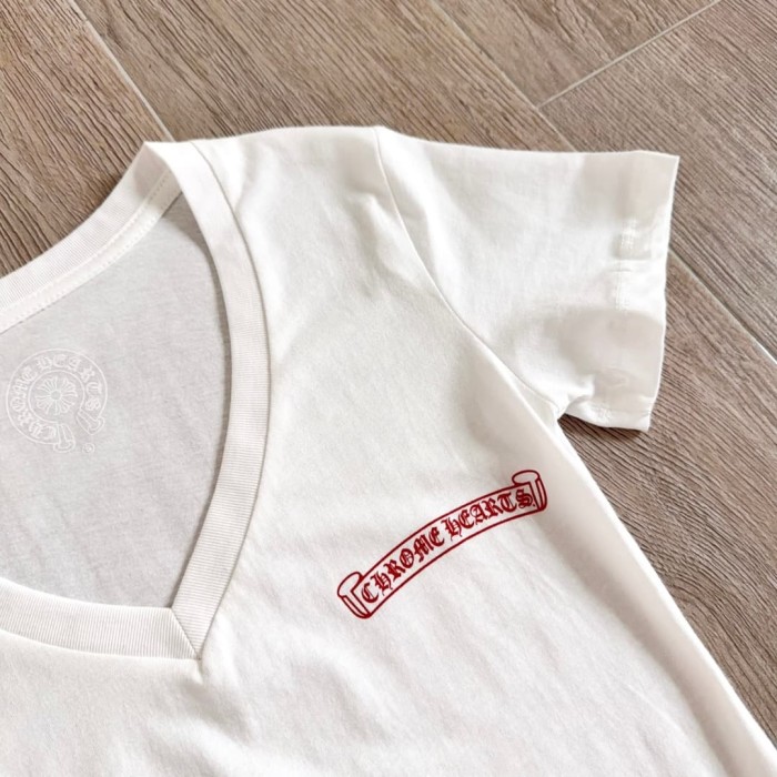 1:1 quality version Scroll Print V-Neck Tee for girls 29033514