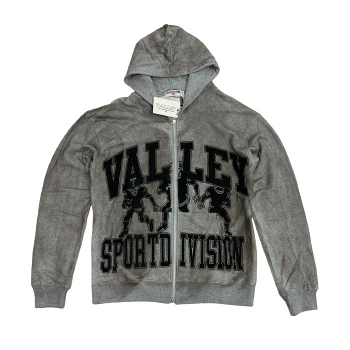 Patterned Letter Embroidered Washed Version Hoodie 2 colors 28523839