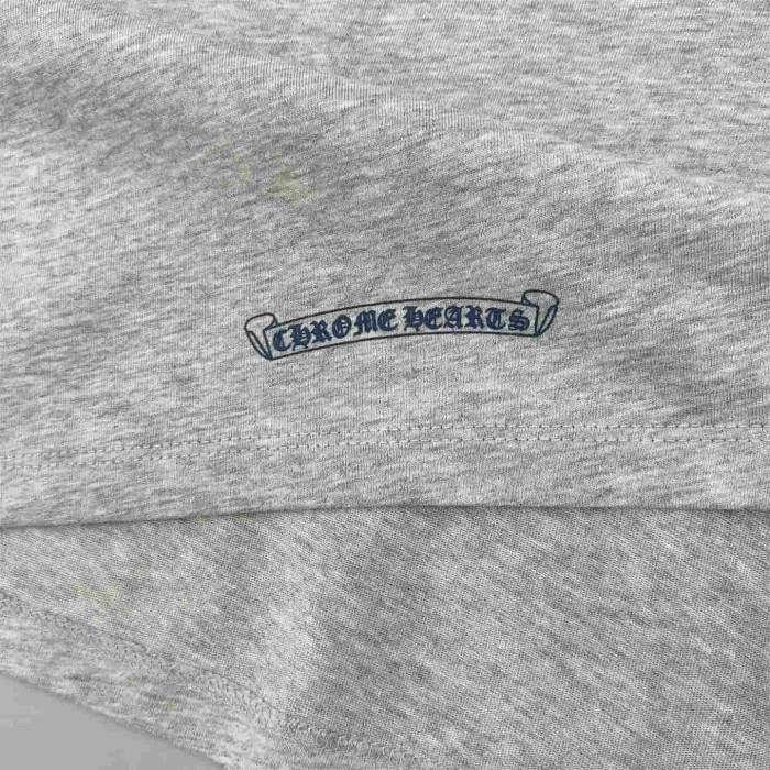 1:1 quality version Tokyo Paris Limited Embroidery Cross Flocked Cotton Long Sleeve T-Shirt 2 colors 29093461