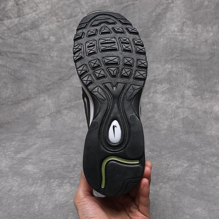 Air Max 97 Olive Green and Black Reflective Strip Casual Running Shoes 29062693