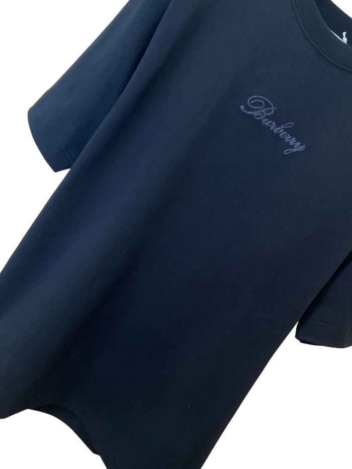 1:1 quality version  Embroidered letter T-shirt 2 colors 28967599