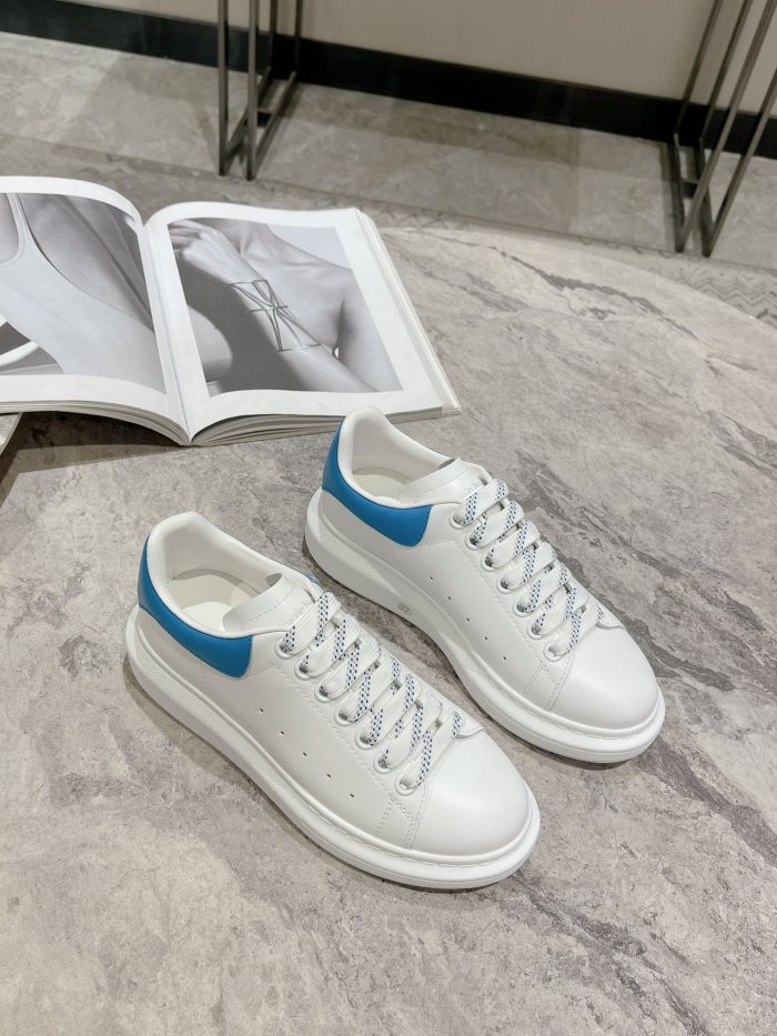 1:1 quality version 28314988 Leather Shoes Tail Logo Printed White Shoes 9 colors