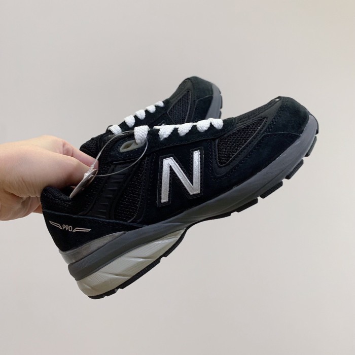 NB990 Lace-Up & Hook & Loop Retro Running Shoes for Kids 9 colors 28998857