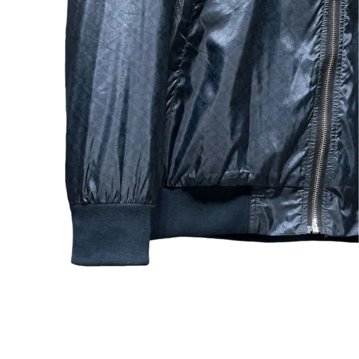 Gray-Blue Reversible Zipper Hoodie 28770364