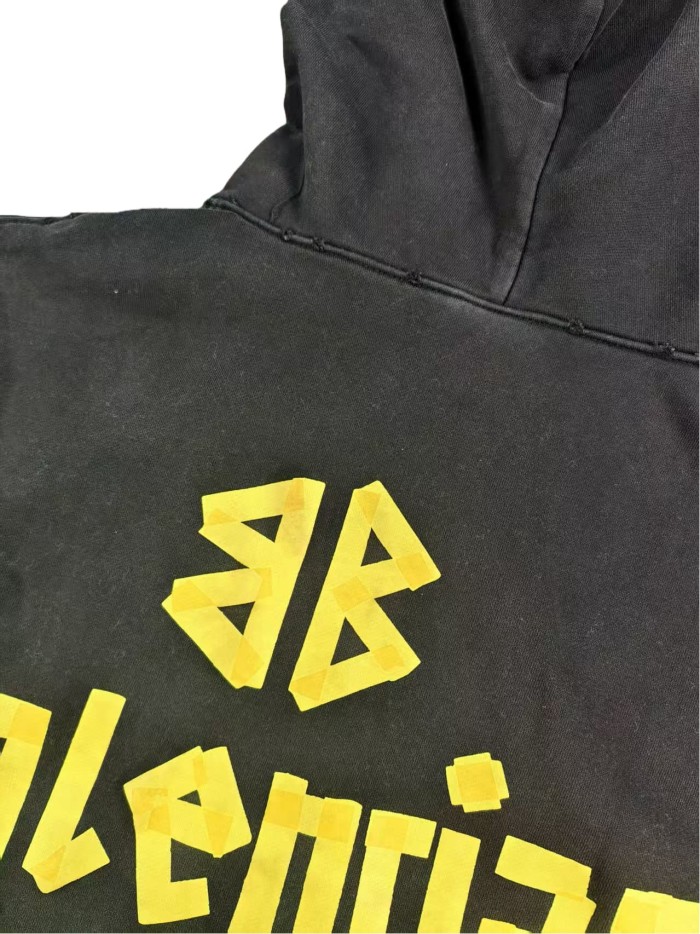 Masking Tape Washed and Distressed Hoodie 8 colors 28661155