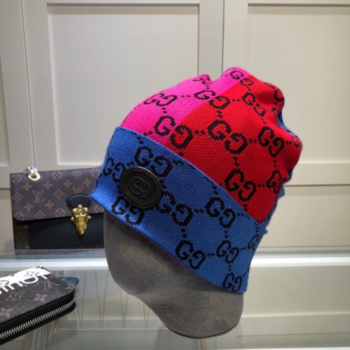 1:1 quality version Color Splicing Cold Beanie 4 colors