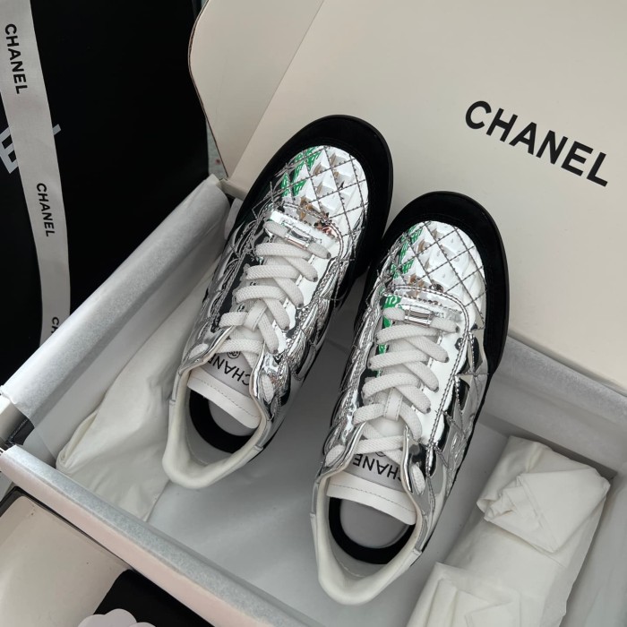 1:1 quality version Retro Quilted Check Baseball Shoes & Trainer Sneakers 4 colors 29093593