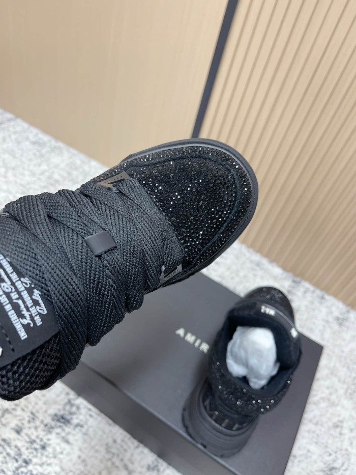 1:1 quality version Colorblocking full rhinestone low top thick bottom sneakers 8 colors 27632830