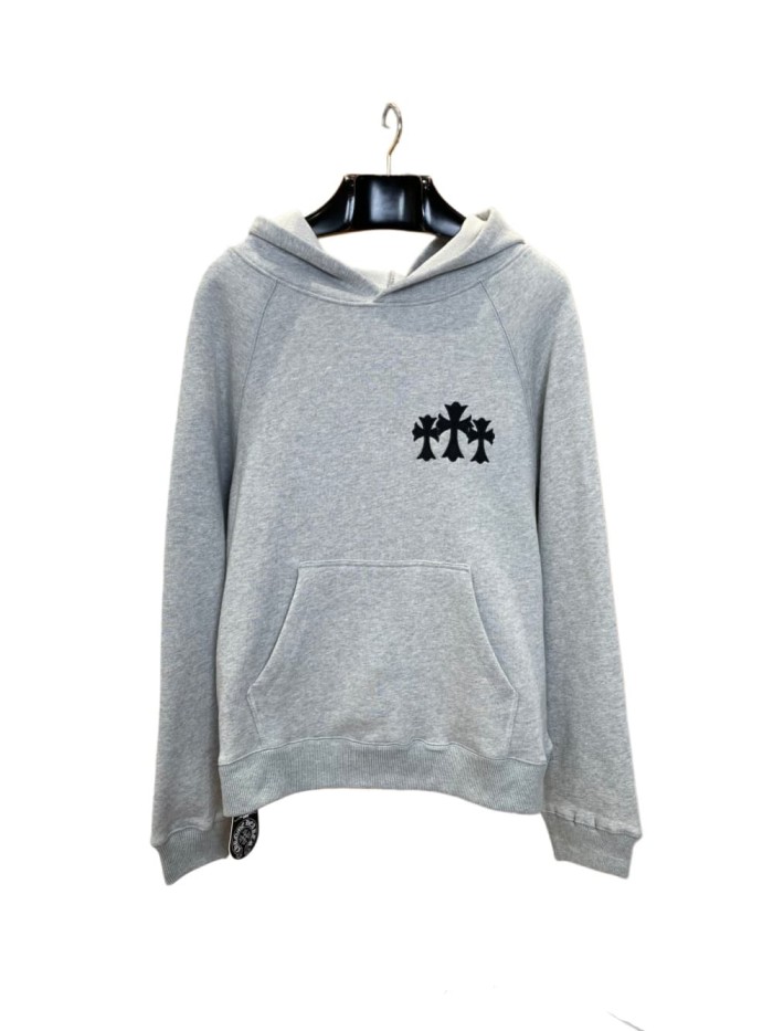 1:1 quality version French Terry Cross Patch 3D Embroidered Hoodie 2 colors 28938242