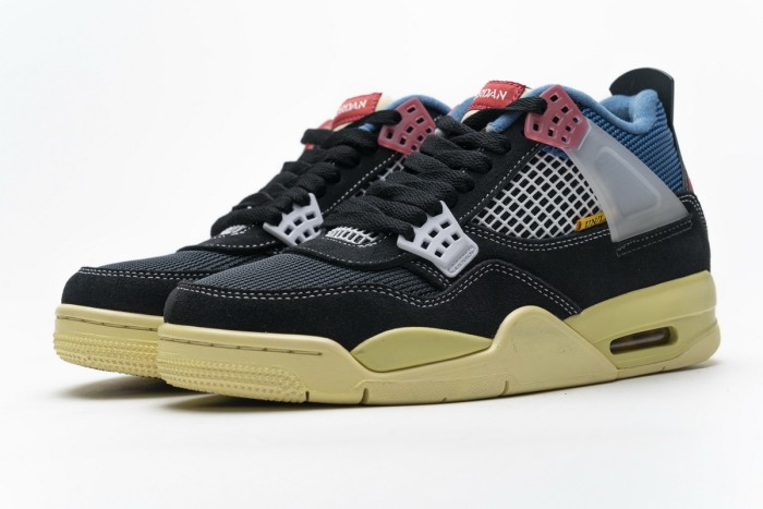 ［plus-size shoes]Air @j4 Retro Union Off Noir DC9533-001