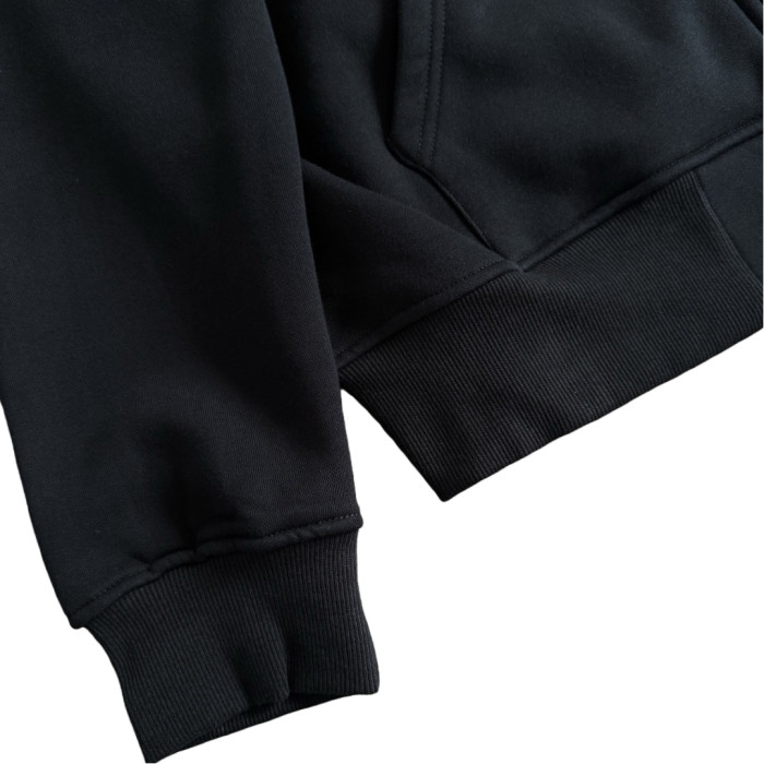 1:1 quality version Cross Embroidered Letter Zipper Hoodie 28748502