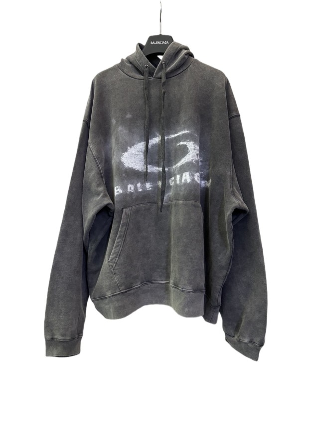 1:1 quality version Single-Ring Smoke Washed Vintage Hoodie 28760677