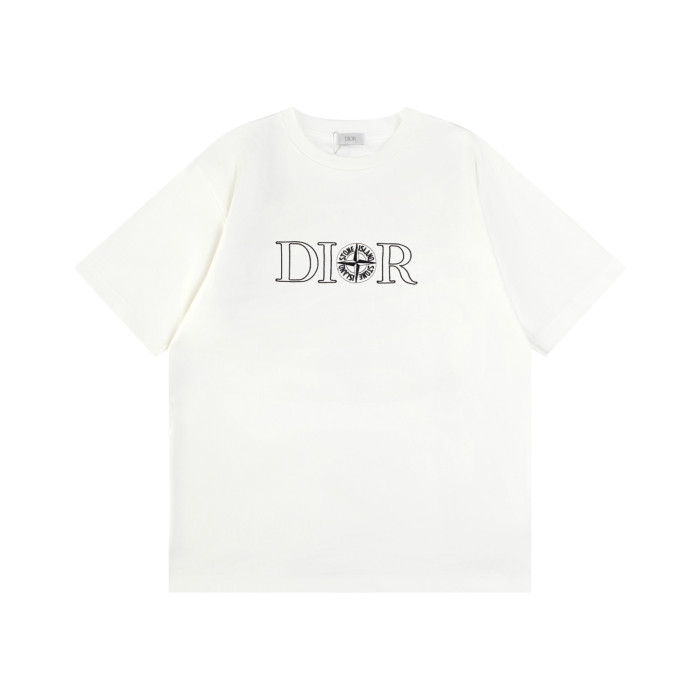 1:1 quality version Stone Island co-branded embroidered T-shirt 2 colors 28964433