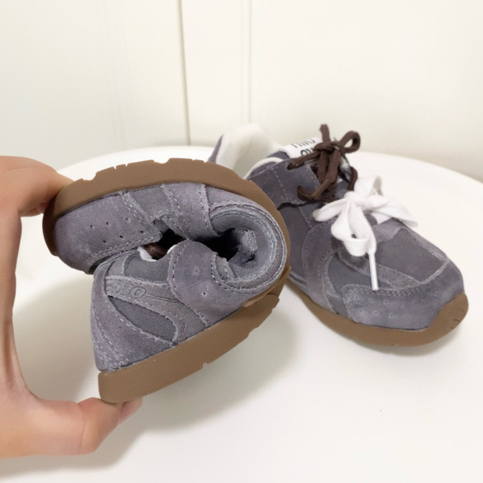 530 Miu Miu Co-branded Suede Lace-Up Sneakers for Kids 6 colors 29017898