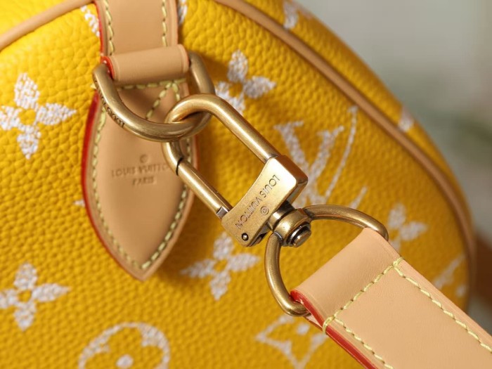 1:1 quality version Speedy 25 Classic Monogram Yellow Shoulder Bag 28694052
