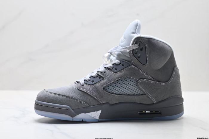 [plus-size shoes] 1:1 quality version @j5 Low Wolf Grey Basketball Shoes 28770581