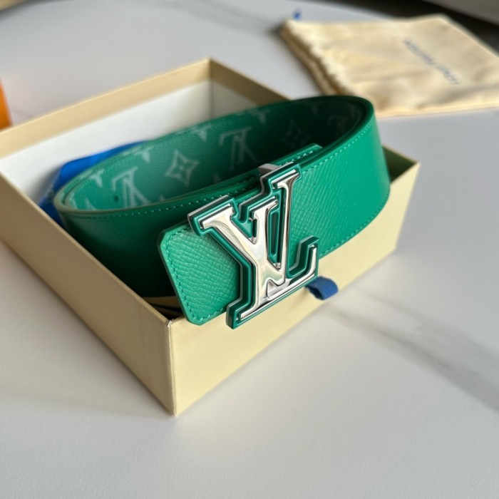 1:1 quality version 28197155 Two-Tone Monogrammed Buckle Belt 14 colors